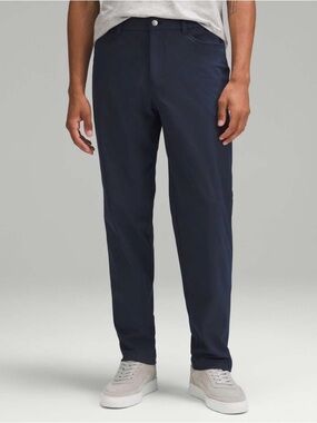 Men's Lululemon ABC Relaxed Fit Navy Performance Stretch Pants